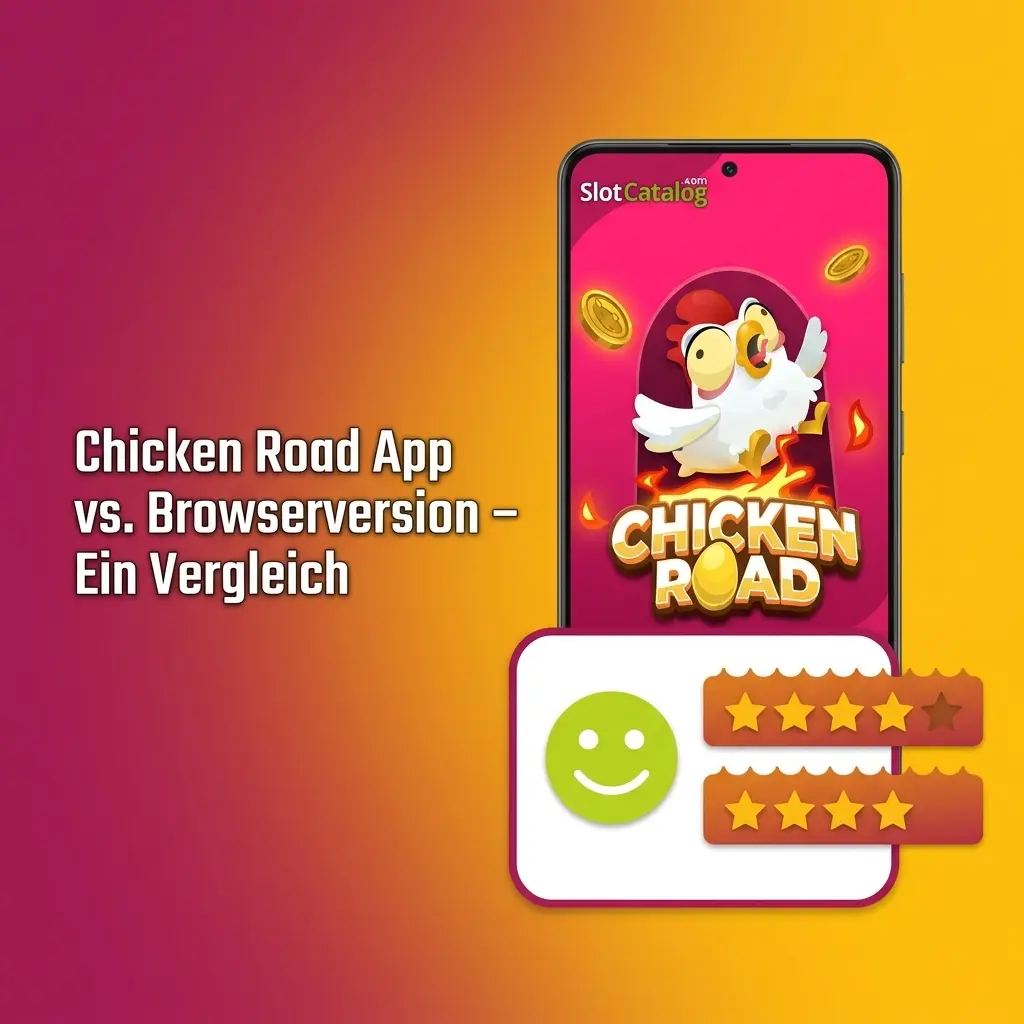 Vergleichstabelle Chicken Road App vs. Browserversion mit Kriterien wie Speed, Grafik und Benachrichtigungen
