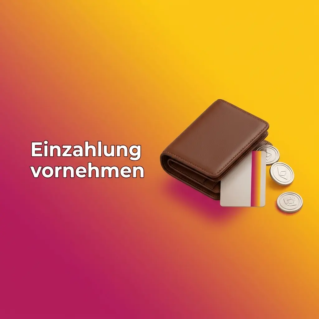 Einzahlung im Online-Casino: Kassenbereich öffnen, Zahlungsmethode wählen und Betrag bestätigen